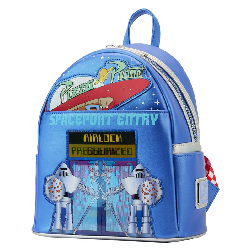 Pop Weasel - Image 2 of Toy Story - Pizza Planet Space Entry Mini Backpack - Loungefly