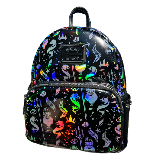 Pop Weasel Image of Disney Villains - Ursula Iridescent US Exclusive Mini Backpack [RS] - Loungefly