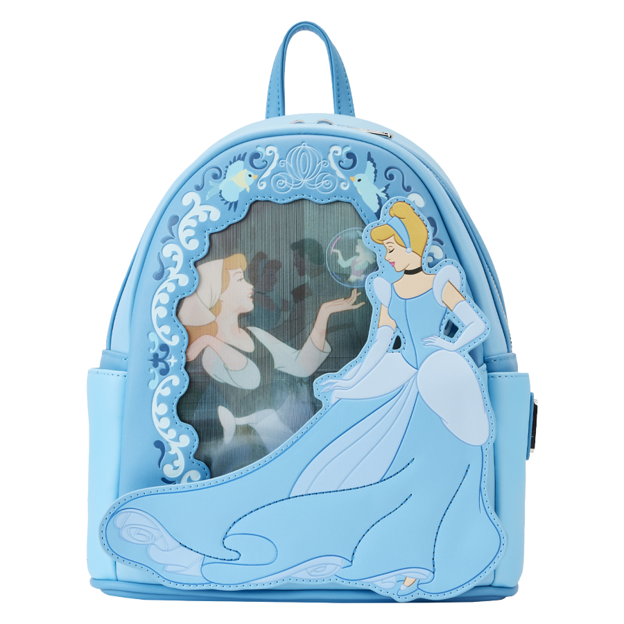 Pop Weasel Image of Cinderella - Princess Lenticular Mini Backpack - Loungefly - Bags, Wallets & Purses - Image - Pop Weasel