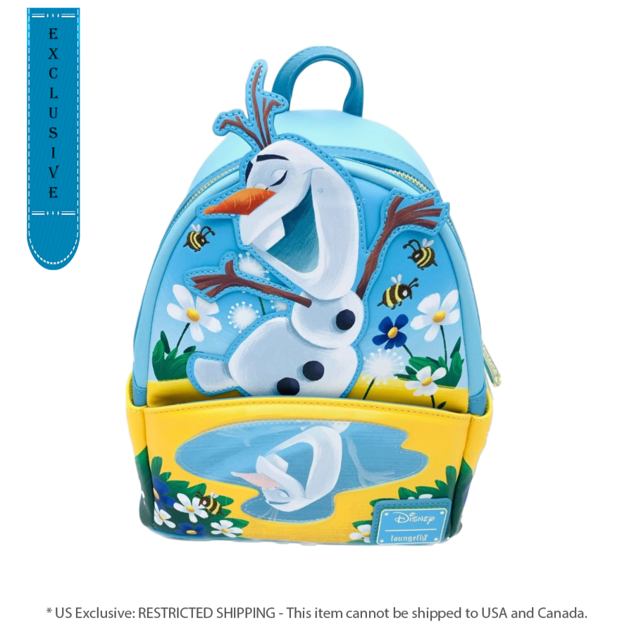 Pop Weasel Image of Frozen - Olaf In Summer Scene US Exclusive Mini Backpack [RS] - Loungefly - Bags, Wallets & Purses - Image - Pop Weasel