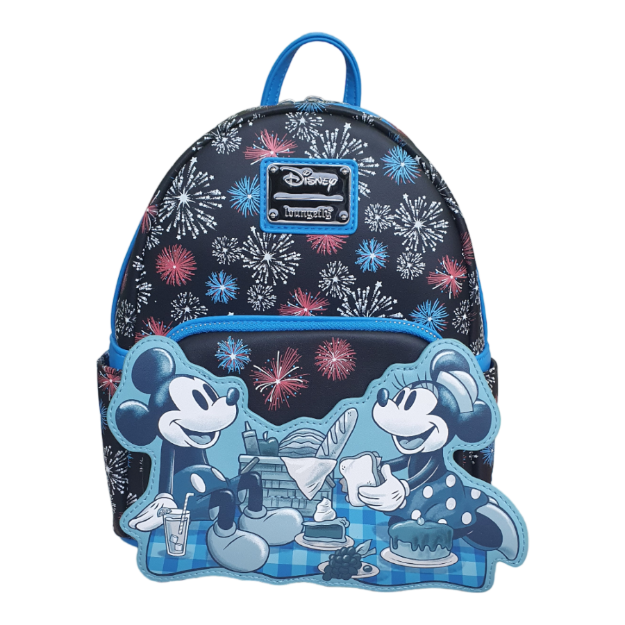 Pop Weasel Image of Disney - Mickey & Minnie Summer Picnic US Exclusive Mini Backpack [RS] - Loungefly - Bags, Wallets & Purses - Image - Pop Weasel