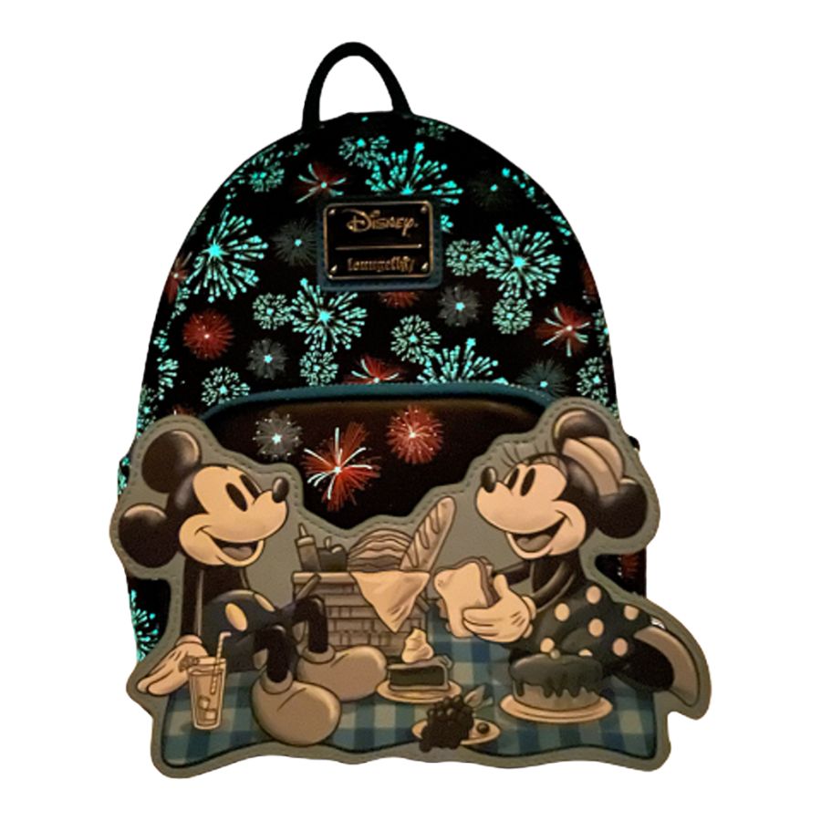 Pop Weasel - Image 2 of Disney - Mickey & Minnie Summer Picnic US Exclusive Mini Backpack [RS] - Loungefly - Bags, Wallets & Purses - Image - Pop Weasel