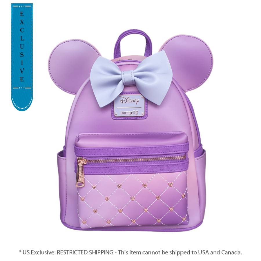 Pop Weasel Image of Disney - Minnie Mouse Pink Quilted US Exclusive Mini Backpack [RS] - Loungefly - Bags, Wallets & Purses - Image - Pop Weasel