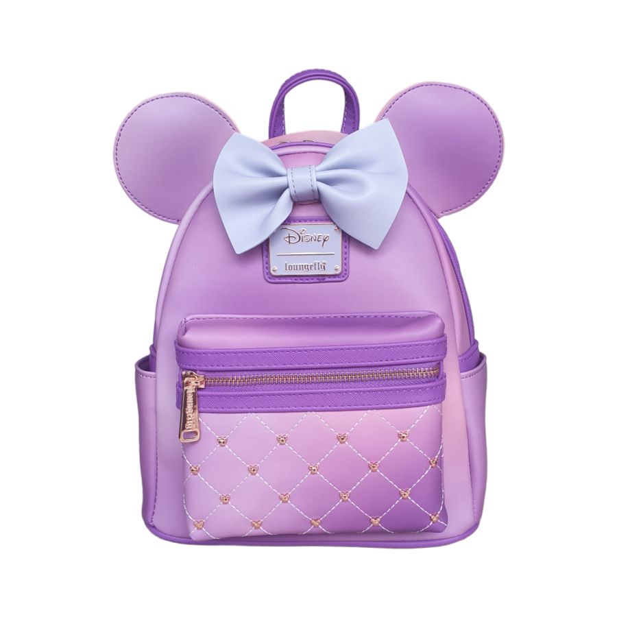 Pop Weasel - Image 2 of Disney - Minnie Mouse Pink Quilted US Exclusive Mini Backpack [RS] - Loungefly - Bags, Wallets & Purses - Image - Pop Weasel