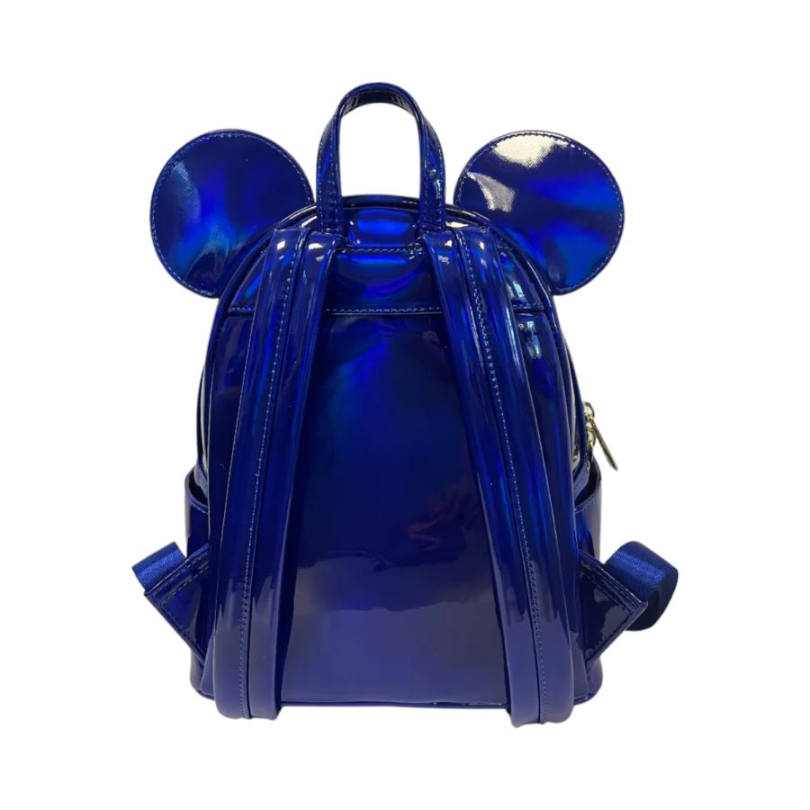 Pop Weasel - Image 4 of Disney - Mickey (Blue Oil Slick) Mini Backpack [RS] - Loungefly - Bags, Wallets & Purses - Image - Pop Weasel