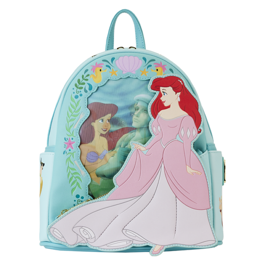 Pop Weasel Image of The Little Mermaid (1989) - Ariel Princess Lenticular Mini Backpack - Loungefly