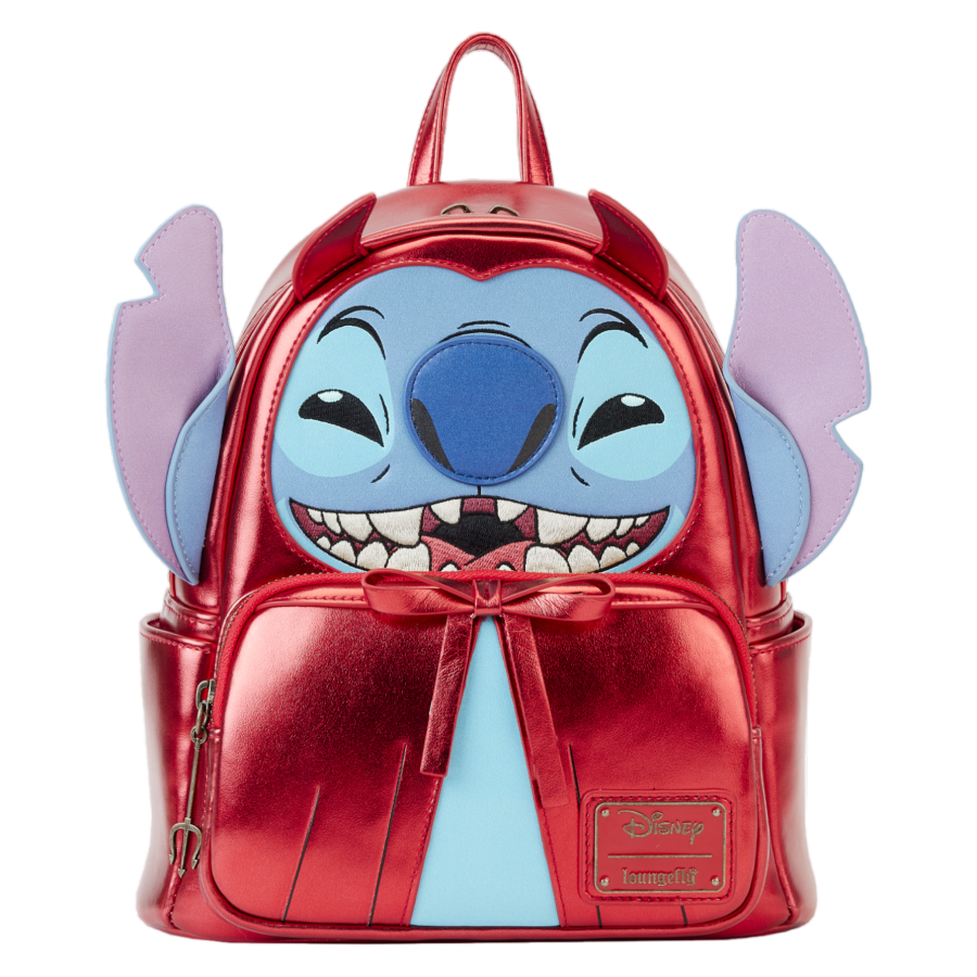 Pop Weasel Image of Disney - Stitch Devil Cosplay Mini Backpack - Loungefly - Bags, Wallets & Purses - Image - Pop Weasel