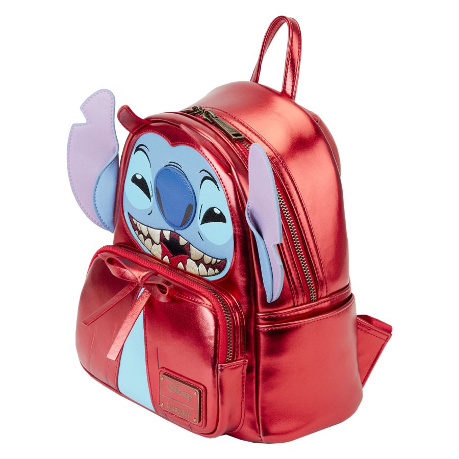 Pop Weasel - Image 3 of Disney - Stitch Devil Cosplay Mini Backpack - Loungefly - Bags, Wallets & Purses - Image - Pop Weasel