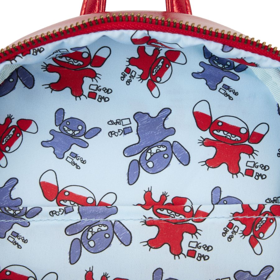 Pop Weasel - Image 6 of Disney - Stitch Devil Cosplay Mini Backpack - Loungefly - Bags, Wallets & Purses - Image - Pop Weasel