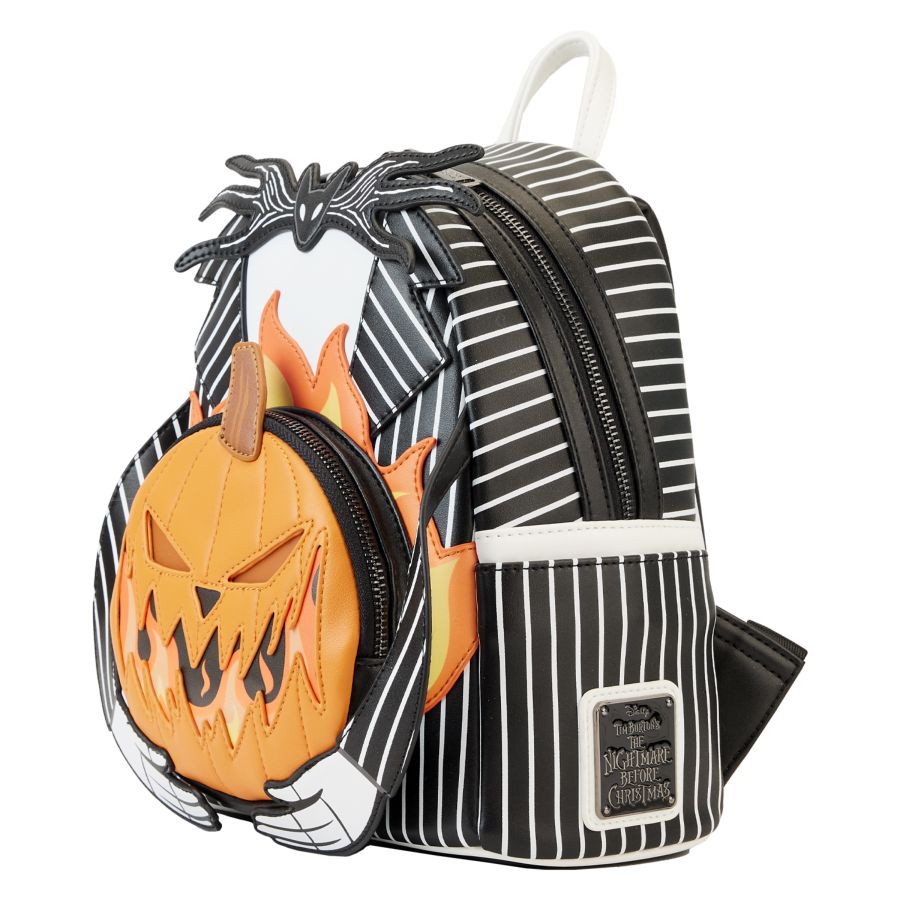 Pop Weasel - Image 3 of The Nightmare Before Christmas - Jack Pumpkin Glow Head Mini Backpack - Loungefly - Bags, Wallets & Purses - Image - Pop Weasel