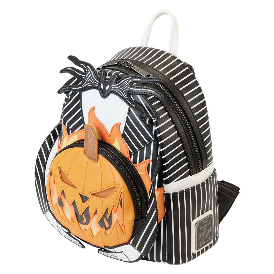 Pop Weasel - Image 4 of The Nightmare Before Christmas - Jack Pumpkin Glow Head Mini Backpack - Loungefly - Bags, Wallets & Purses - Image - Pop Weasel