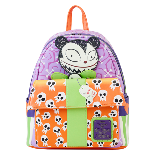 Pop Weasel Image of The Nightmare Before Christmas - Scary Teddy Present Mini Backpack - Loungefly