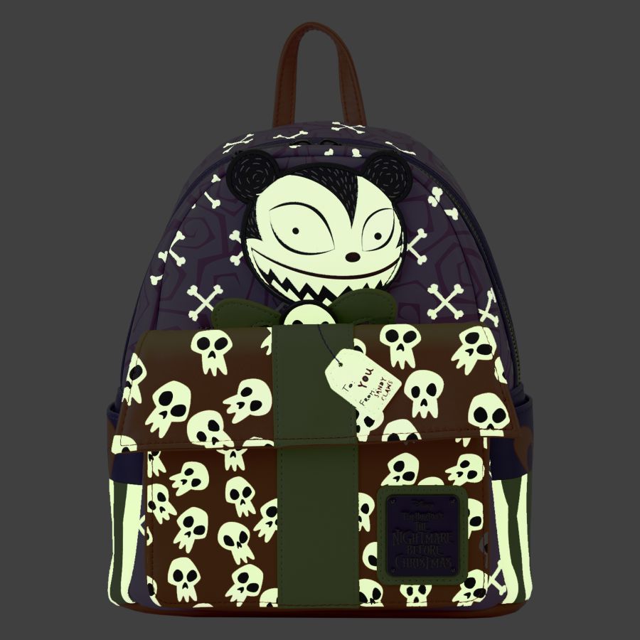 Pop Weasel - Image 2 of The Nightmare Before Christmas - Scary Teddy Present Mini Backpack - Loungefly - Bags, Wallets & Purses - Image - Pop Weasel