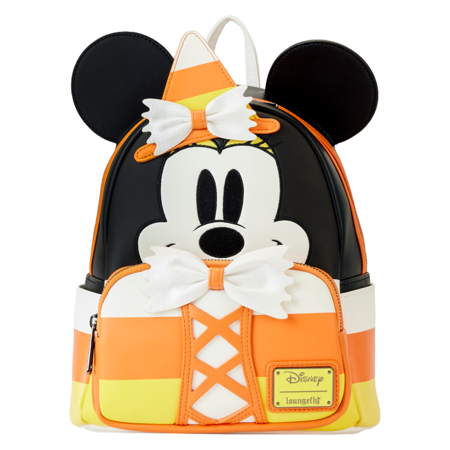 Pop Weasel Image of Disney - Candy Corn Minnie Cosplay Mini Backpack - Loungefly - Bags, Wallets & Purses - Image - Pop Weasel