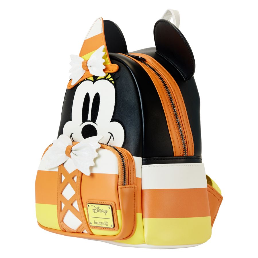 Pop Weasel - Image 3 of Disney - Candy Corn Minnie Cosplay Mini Backpack - Loungefly - Bags, Wallets & Purses - Image - Pop Weasel