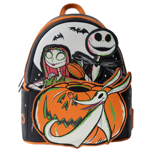 Pop Weasel Image of The Nightmare Before Christmas - Disney 100 Halloween US Exclusive Glow Mini Backpack [RS] - Loungefly