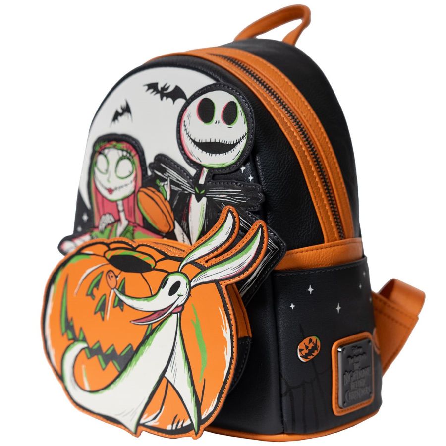 Pop Weasel - Image 3 of The Nightmare Before Christmas - Disney 100 Halloween US Exclusive Glow Mini Backpack [RS] - Loungefly - Bags, Wallets & Purses - Image - Pop Weasel