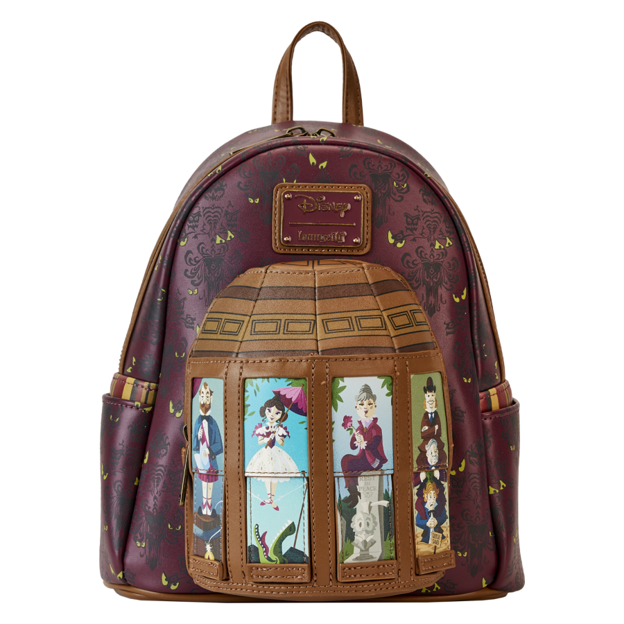 Pop Weasel Image of Disney's Haunted Mansion - Portraits Mini Backpack - Loungefly - Bags, Wallets & Purses - Image - Pop Weasel