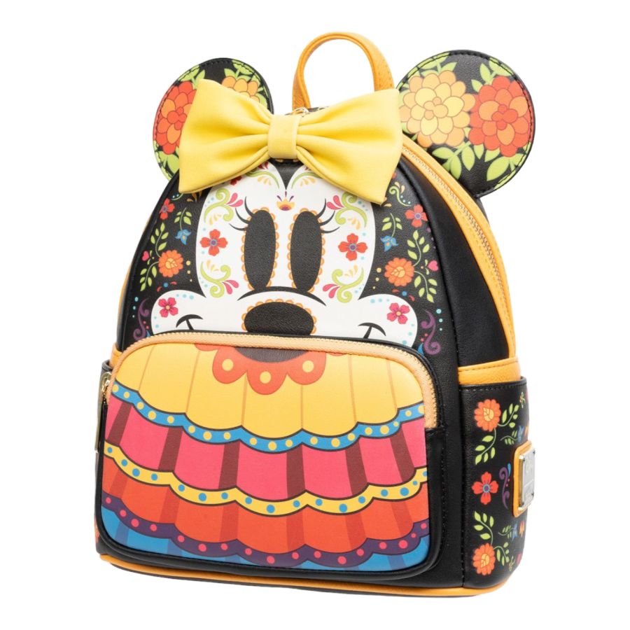 Pop Weasel - Image 2 of Disney - Dia De Los Muertos Minnie US Exclusive Mini Backpack [RS] - Loungefly - Bags, Wallets & Purses - Image - Pop Weasel