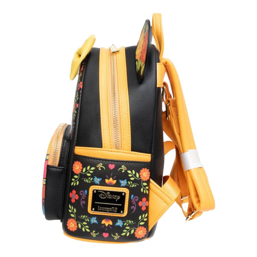 Pop Weasel - Image 3 of Disney - Dia De Los Muertos Minnie US Exclusive Mini Backpack [RS] - Loungefly