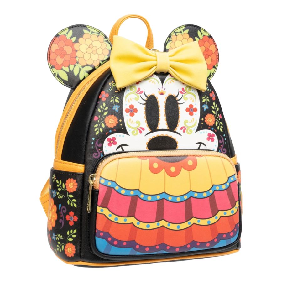 Pop Weasel - Image 4 of Disney - Dia De Los Muertos Minnie US Exclusive Mini Backpack [RS] - Loungefly - Bags, Wallets & Purses - Image - Pop Weasel