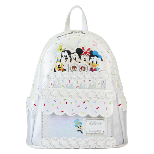 Pop Weasel Image of Disney - 100th Celebration Cake Mini Backpack - Loungefly