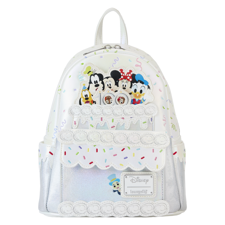 Pop Weasel Image of Disney - 100th Celebration Cake Mini Backpack - Loungefly - Bags, Wallets & Purses - Image - Pop Weasel