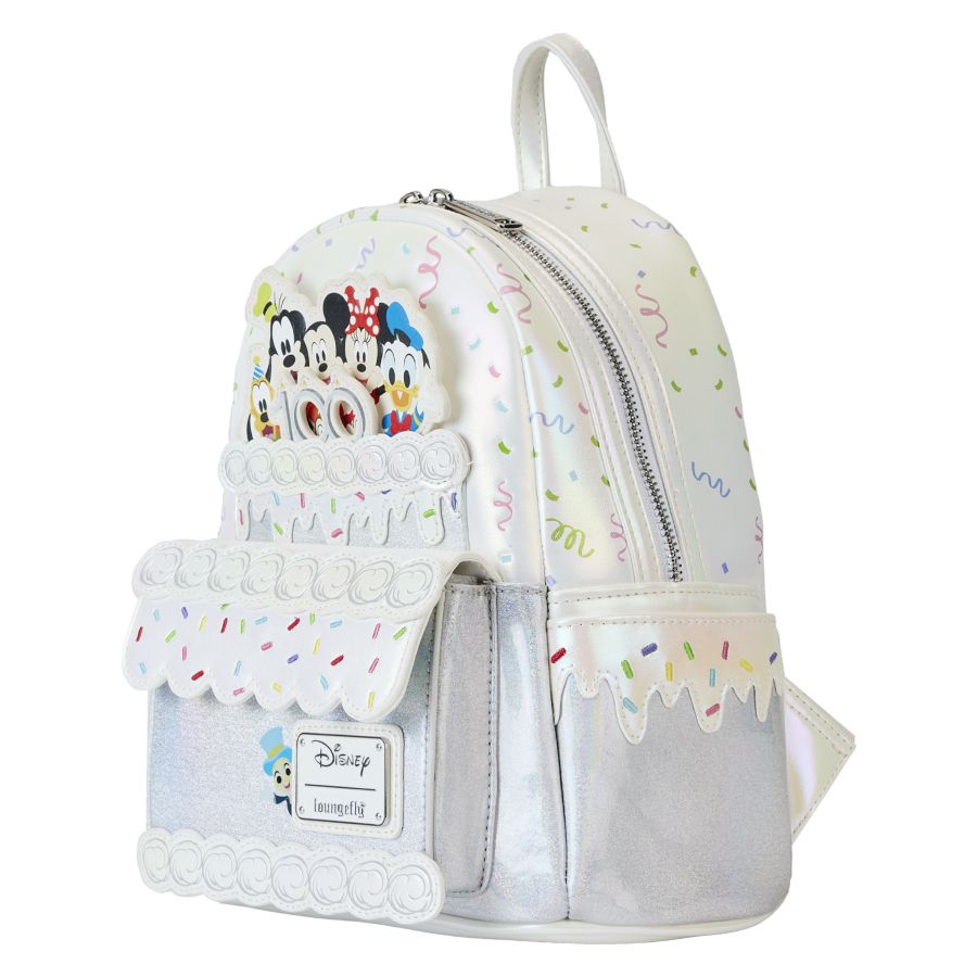 Pop Weasel - Image 2 of Disney - 100th Celebration Cake Mini Backpack - Loungefly - Bags, Wallets & Purses - Image - Pop Weasel