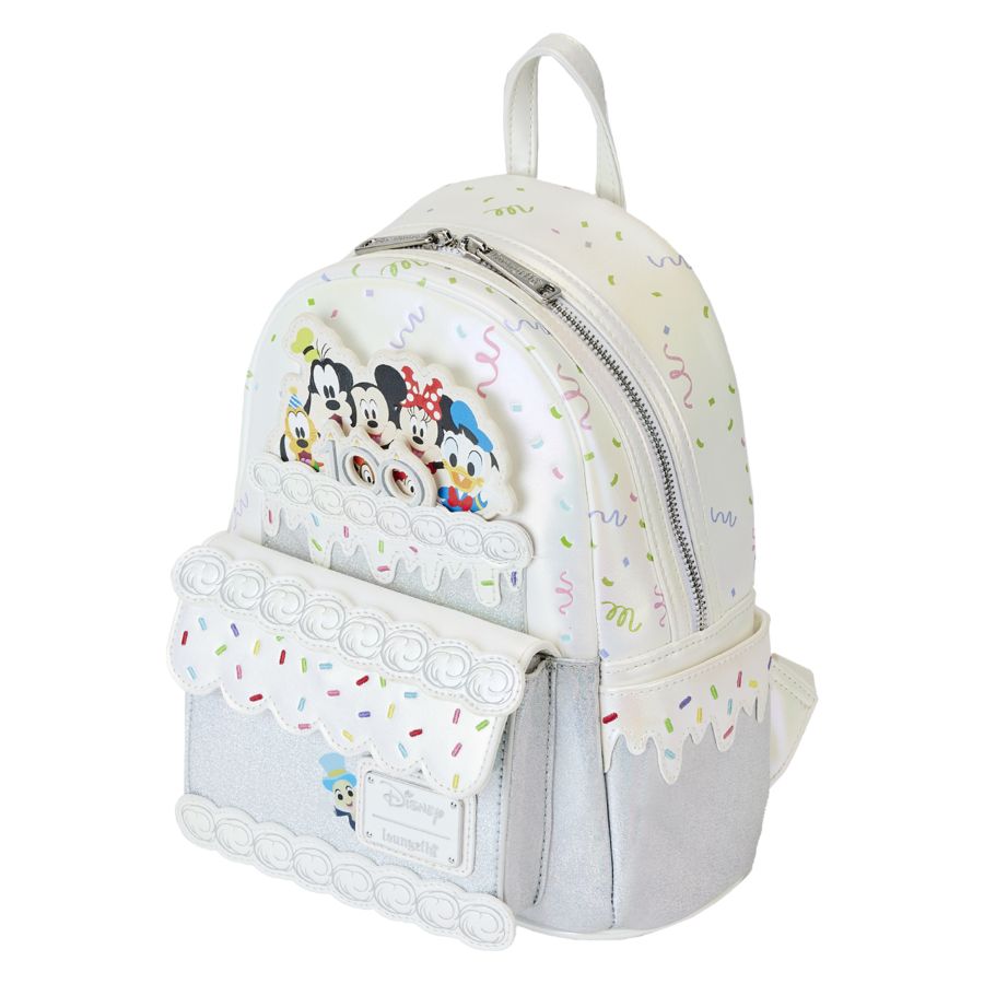 Pop Weasel - Image 3 of Disney - 100th Celebration Cake Mini Backpack - Loungefly - Bags, Wallets & Purses - Image - Pop Weasel