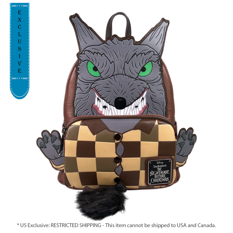 Pop Weasel Image of The Nightmare Before Christmas - Wolfman US Exclusive Cosplay Mini Backpack [RS] - Loungefly - Bags, Wallets & Purses - Image - Pop Weasel