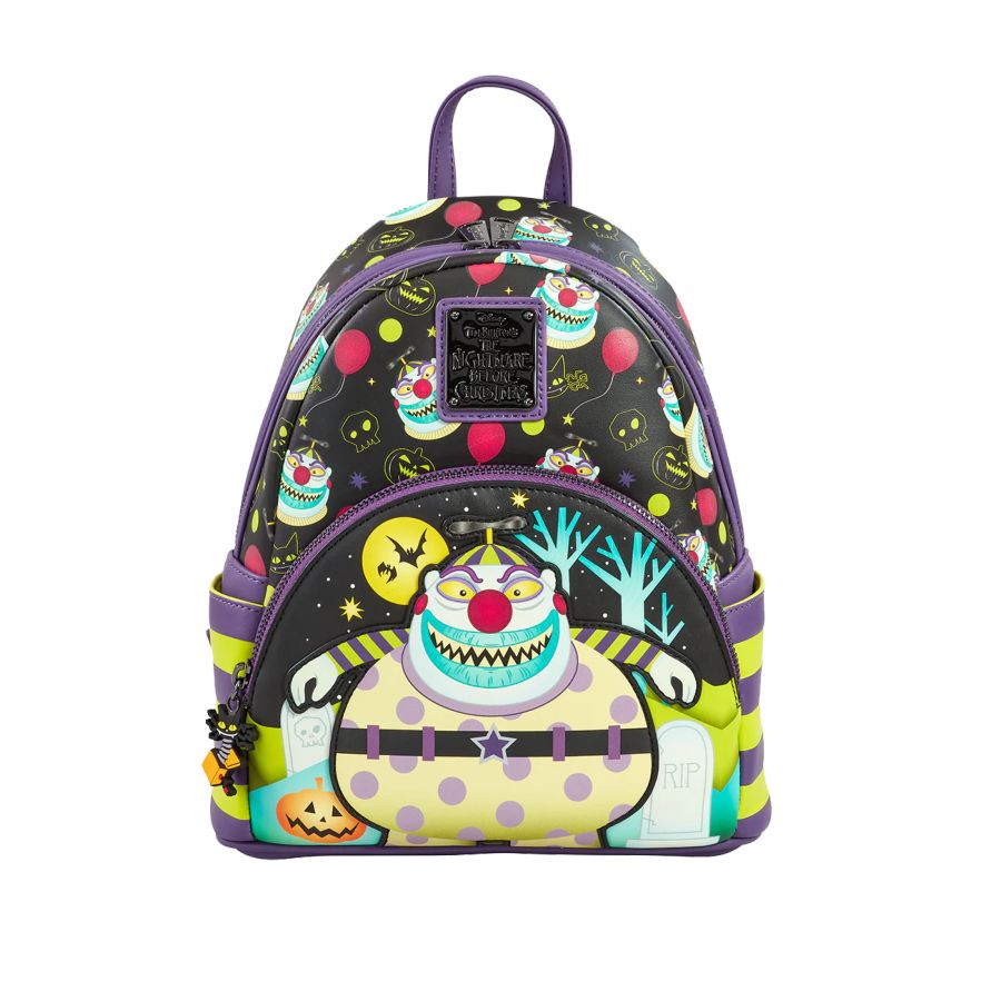 Pop Weasel - Image 2 of Nigtmare Before Christmas - Clown US Exclusive Mini Backpack [RS] - Loungefly - Bags, Wallets & Purses - Image - Pop Weasel