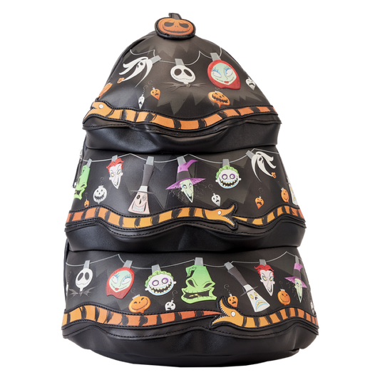 Pop Weasel Image of Nightmare Before Christmas - Tree String Lights Glow Mini Backpack - Loungefly