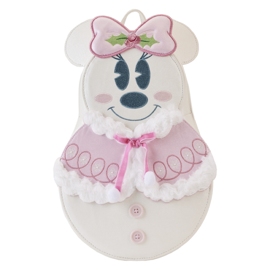 Pop Weasel Image of Disney - Minnie Mouse Pastel Snowman Mini Backpack - Loungefly - Bags, Wallets & Purses - Image - Pop Weasel