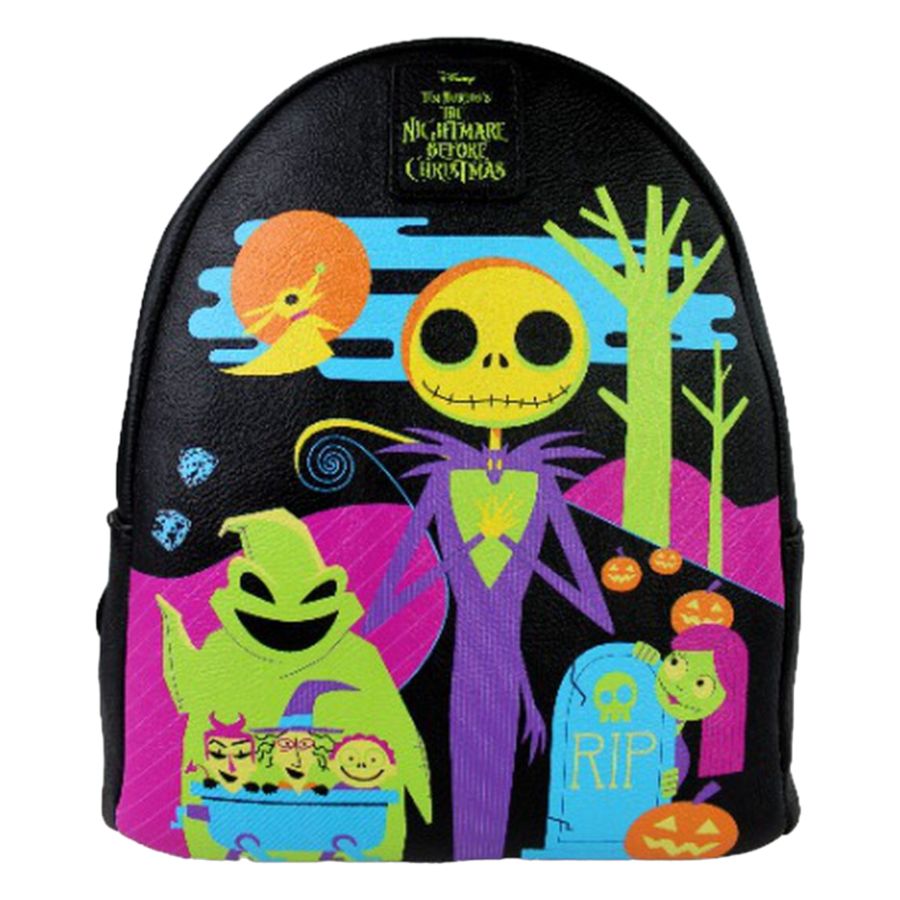 Pop Weasel - Image 2 of The Nightmare Before Christmas - Blacklight US Exclusive Mini Backpack [RS] - Loungefly - Bags, Wallets & Purses - Image - Pop Weasel