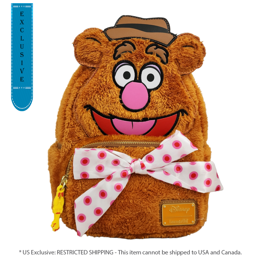 Pop Weasel Image of Muppets - Fozzie Bear US Exclusive Cosplay Mini Backpack [RS] - Loungefly - Bags, Wallets & Purses - Image - Pop Weasel