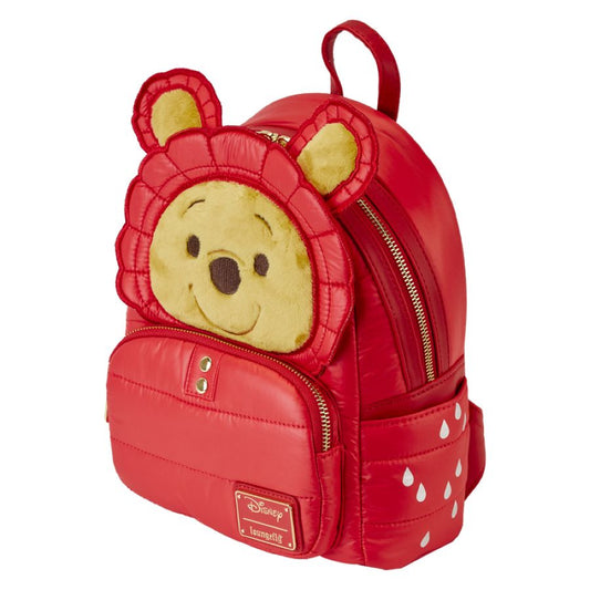 Pop Weasel - Image 2 of Winnie The Pooh - Rainy Day Puffer Jacket Cosplay Mini Backpack - Loungefly