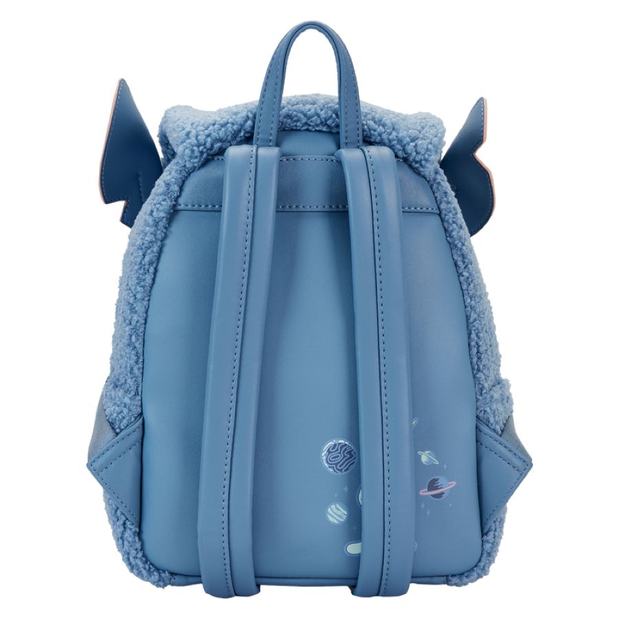 Lilo & Stitch - Plush Sherpa Cosplay Mini Backpack - Loungefly - Bags, Wallets & Purses - Image - Pop Weasel