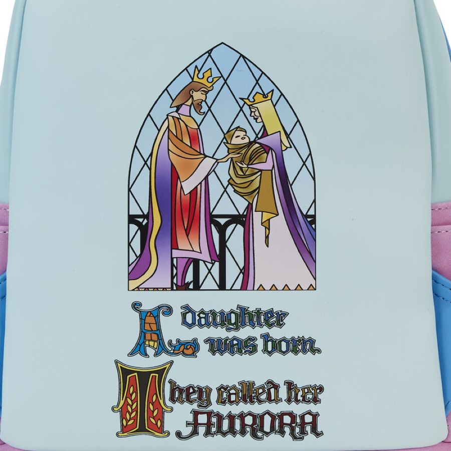 Pop Weasel - Image 5 of Sleeping Beauty - Castle Three Good Fairies Stained Glass Mini Backpack - Loungefly - Bags, Wallets & Purses - Image - Pop Weasel