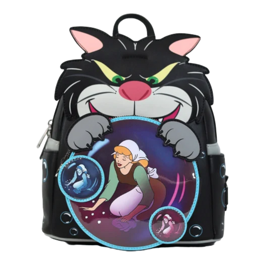 Pop Weasel Image of Cinderella (1950) - Lucifer Cosplay US Exclusive Mini Backpack [RS] - Loungefly