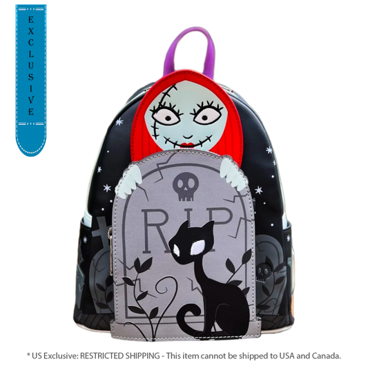 Pop Weasel Image of Nightmare Beofre Christmas - Sally Cemetery US Exclusive Mini Backpack [RS] - Loungefly