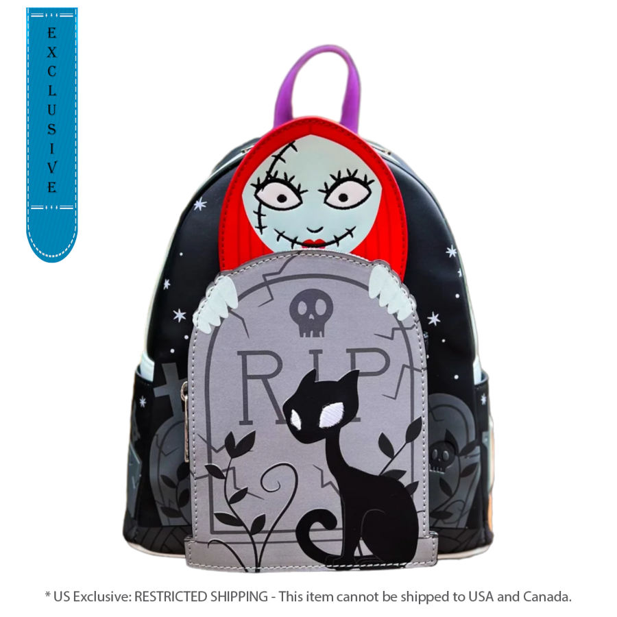 Pop Weasel Image of Nightmare Beofre Christmas - Sally Cemetery US Exclusive Mini Backpack [RS] - Loungefly - Bags, Wallets & Purses - Image - Pop Weasel