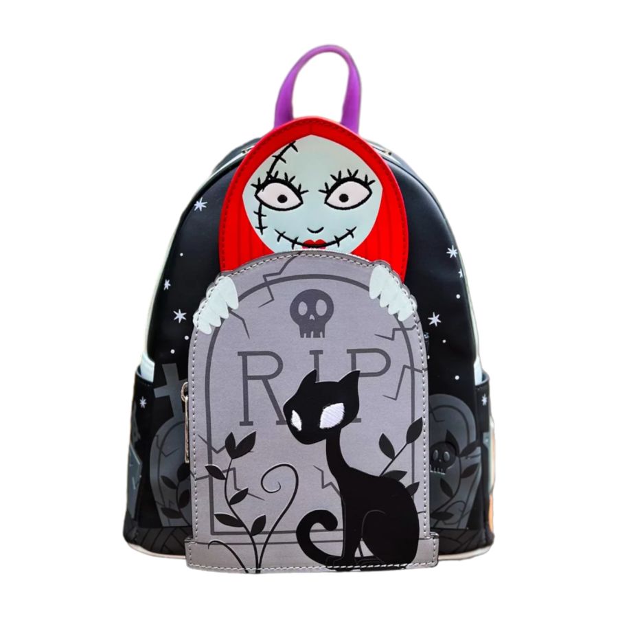 Pop Weasel - Image 2 of Nightmare Beofre Christmas - Sally Cemetery US Exclusive Mini Backpack [RS] - Loungefly - Bags, Wallets & Purses - Image - Pop Weasel