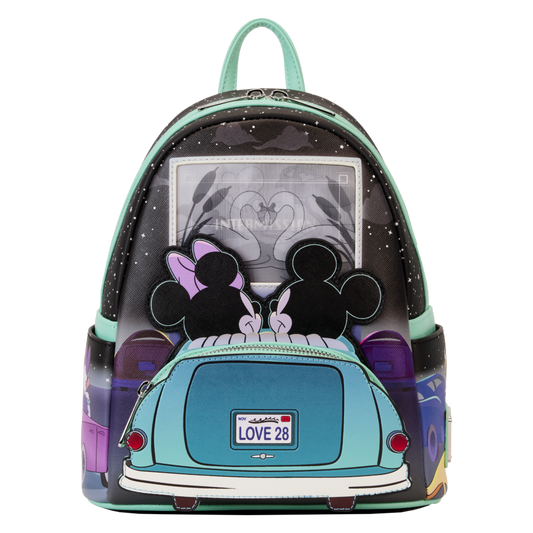 Disney - Mickey & Minnie Date Drive-In Mini Backpack - Loungefly