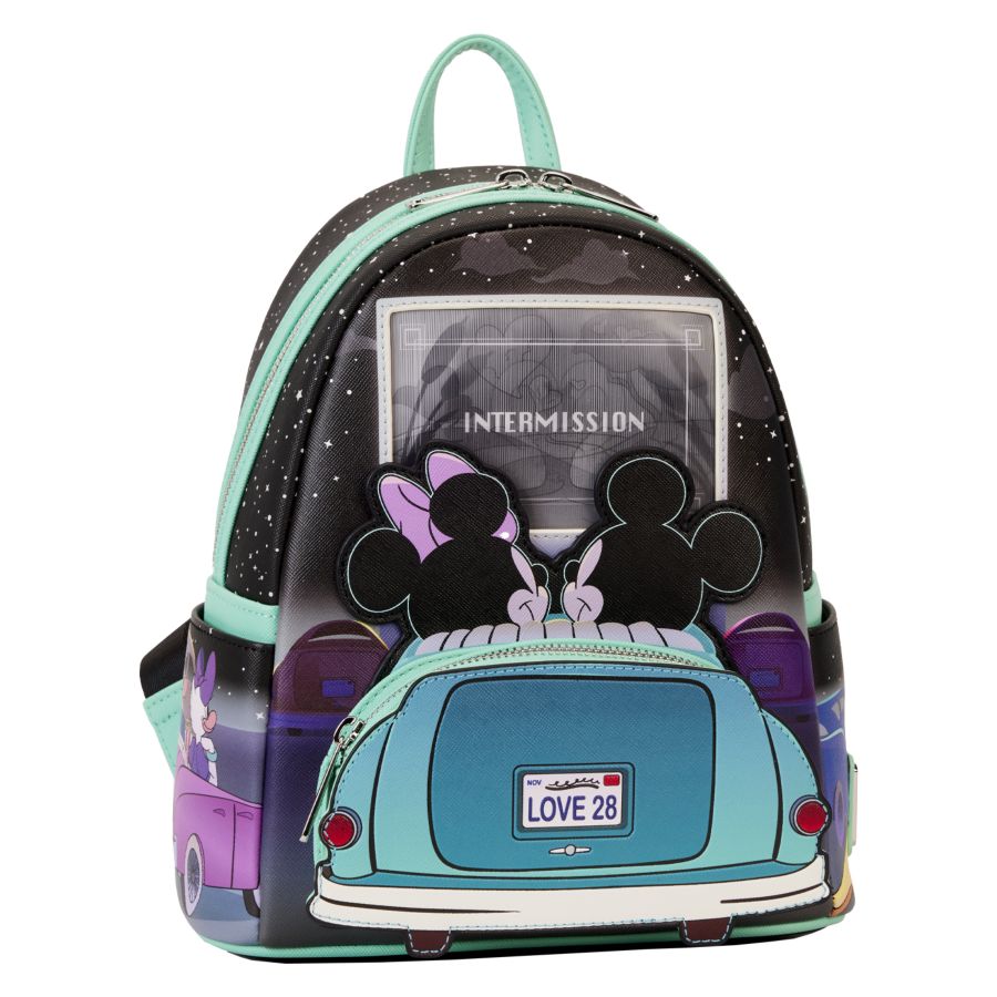 Disney - Mickey & Minnie Date Drive-In Mini Backpack - Loungefly - Bags, Wallets & Purses - Image - Pop Weasel