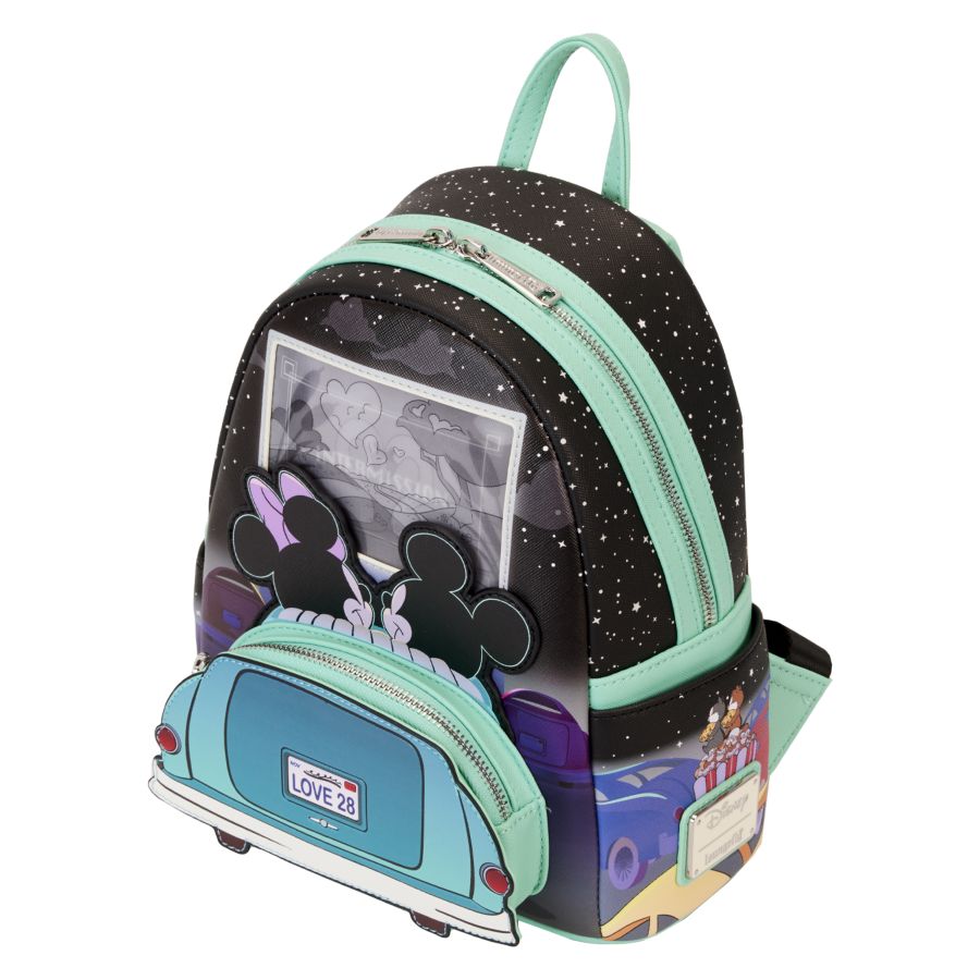 Disney - Mickey & Minnie Date Drive-In Mini Backpack - Loungefly - Bags, Wallets & Purses - Image - Pop Weasel