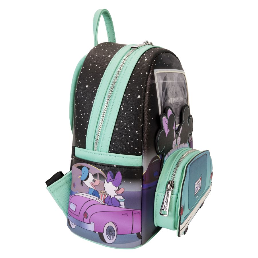 Disney - Mickey & Minnie Date Drive-In Mini Backpack - Loungefly - Bags, Wallets & Purses - Image - Pop Weasel