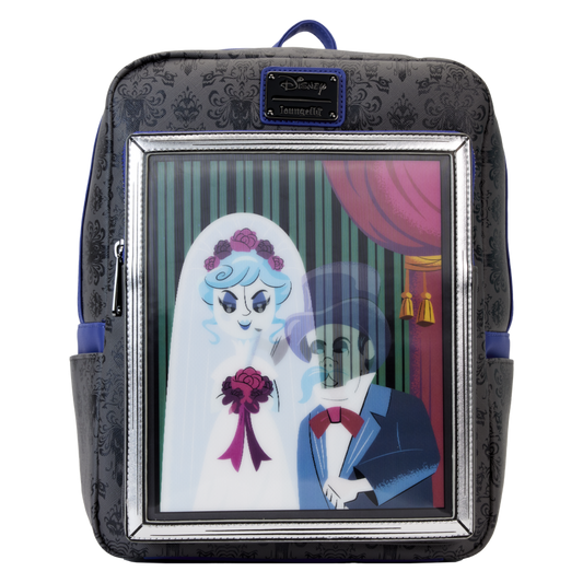 Pop Weasel Image of Haunted Mansion - Black Widow Bride Mini Backpack - Loungefly