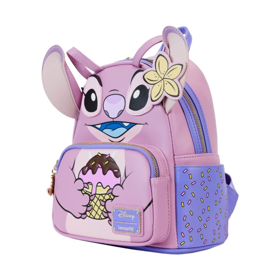 Lilo & Stitch - Angel US Exclusive Mini Backpack [RS] - Loungefly - Bags, Wallets & Purses - Image - Pop Weasel