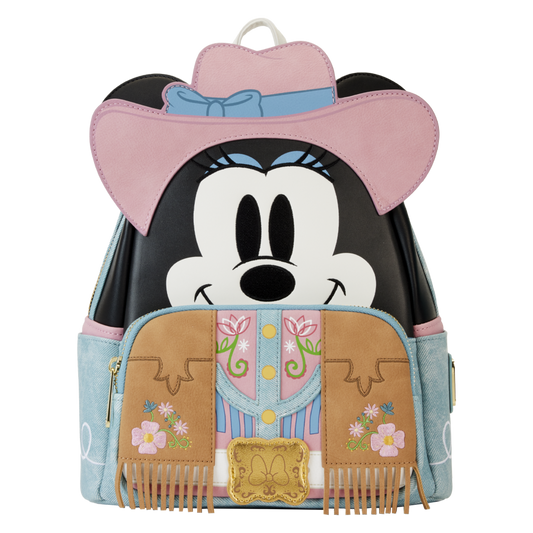 Pop Weasel Image of Disney - Western Minnie Cosplay Mini Backpack - Loungefly