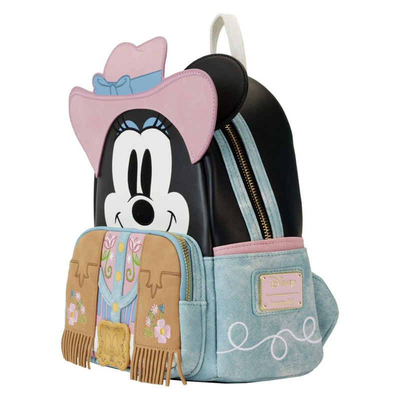 Pop Weasel - Image 2 of Disney - Western Minnie Cosplay Mini Backpack - Loungefly
